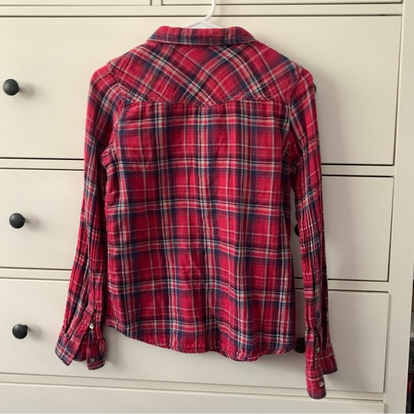 Plaid Button Up Flannel - Picture 2 of 5